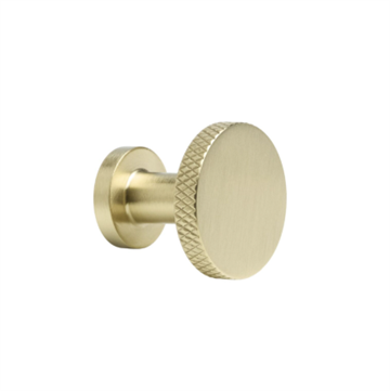 Noba Håndklædekrog med crystal cut detaljer, Børstet messing